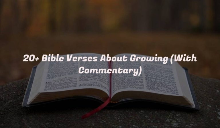 20+ Bible Verses About Growing (With Commentary)