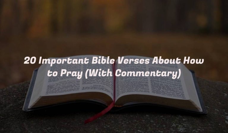 20 Important Bible Verses About How to Pray (With Commentary)