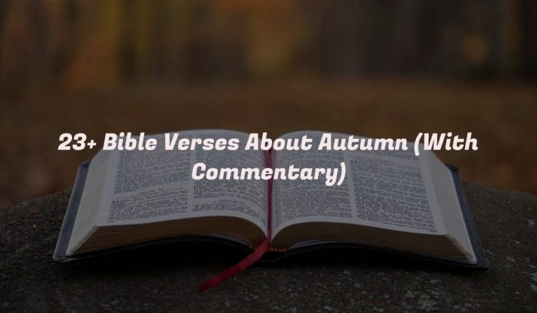 23+ Bible Verses About Autumn (With Commentary)