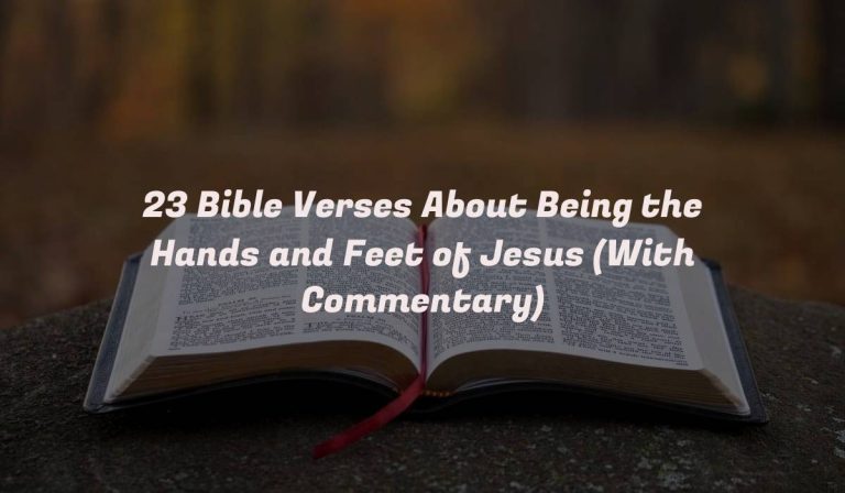 23 Bible Verses About Being the Hands and Feet of Jesus (With Commentary)