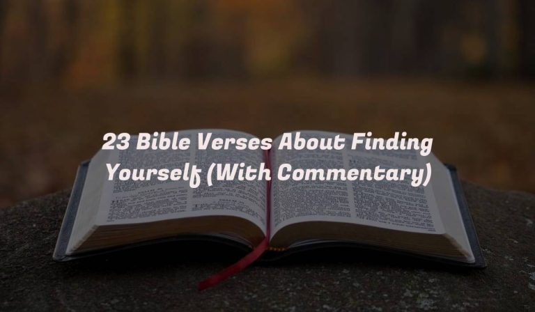 23 Bible Verses About Finding Yourself (With Commentary)
