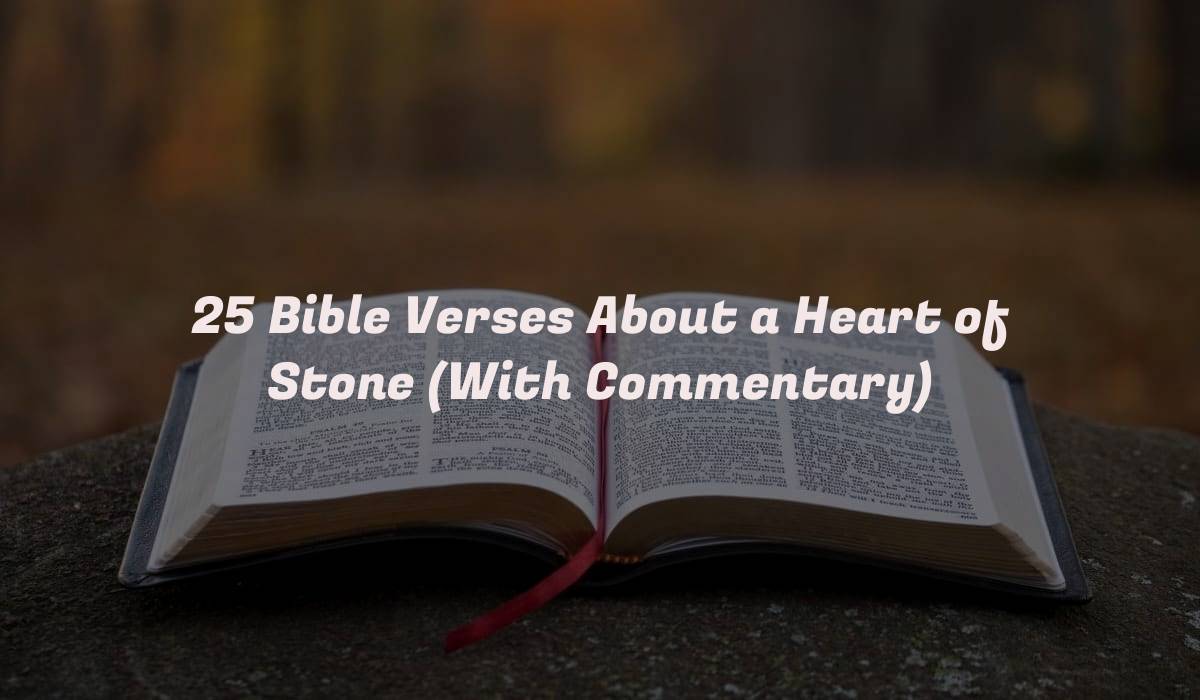 25 Bible Verses About a Heart of Stone (With Commentary)