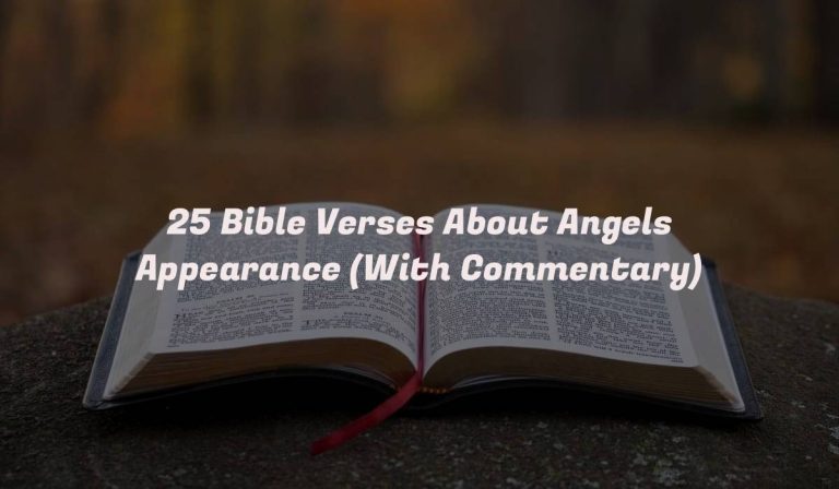 25 Bible Verses About Angels Appearance (With Commentary)