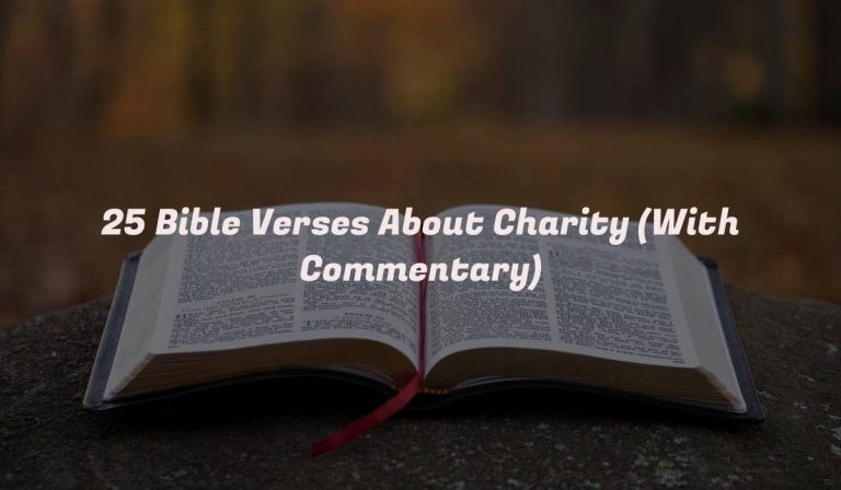 25 Bible Verses About Charity (With Commentary)