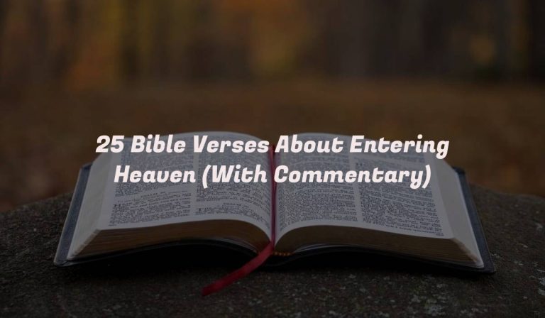 25 Bible Verses About Entering Heaven (With Commentary)