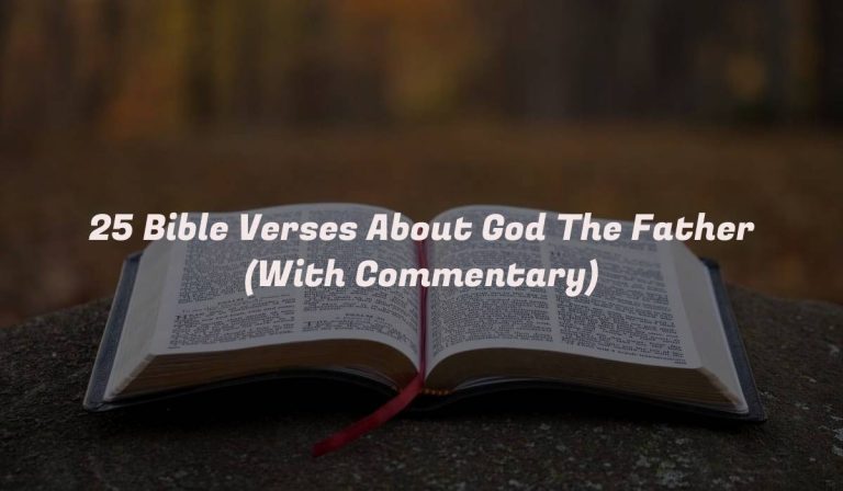 25 Bible Verses About God The Father (With Commentary)