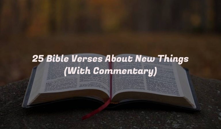 25 Bible Verses About New Things (With Commentary)