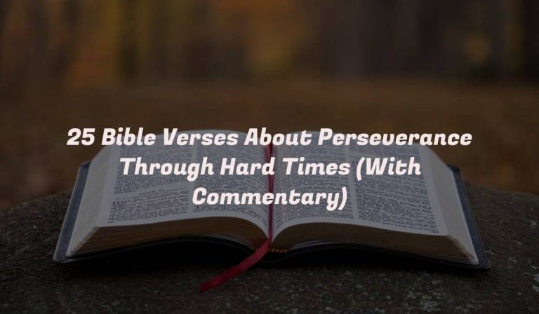 25 Bible Verses About Perseverance Through Hard Times (With Commentary)