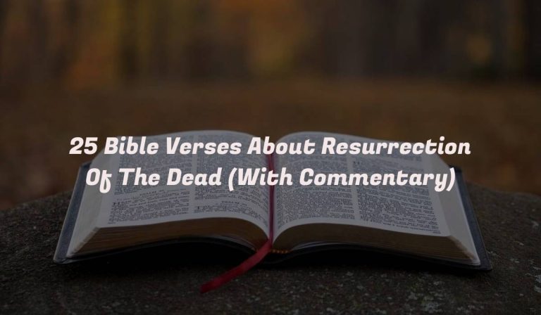 25 Bible Verses About Resurrection Of The Dead (With Commentary)