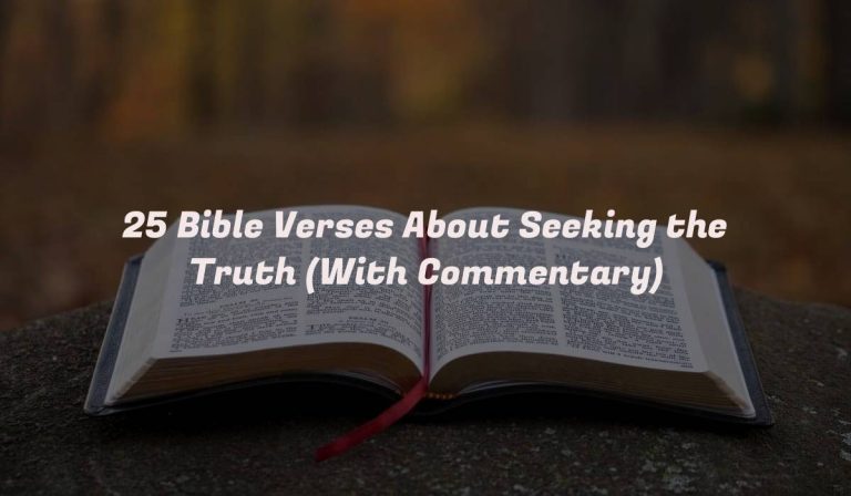 25 Bible Verses About Seeking the Truth (With Commentary)