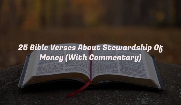 25 Bible Verses About Stewardship Of Money (With Commentary)