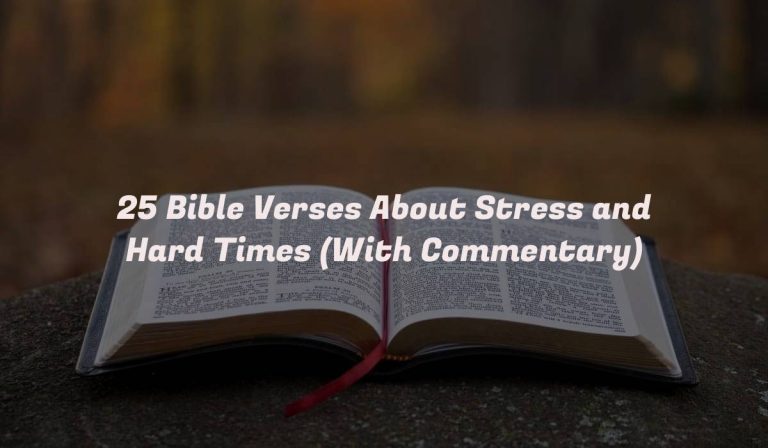 25 Bible Verses About Stress and Hard Times (With Commentary)