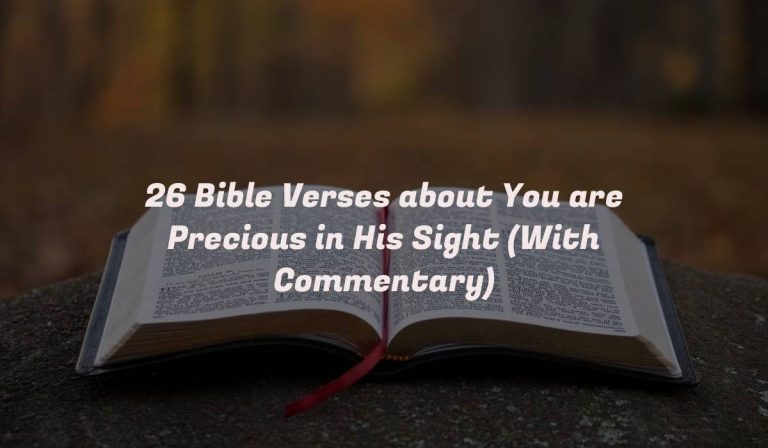 26 Bible Verses about You are Precious in His Sight (With Commentary)