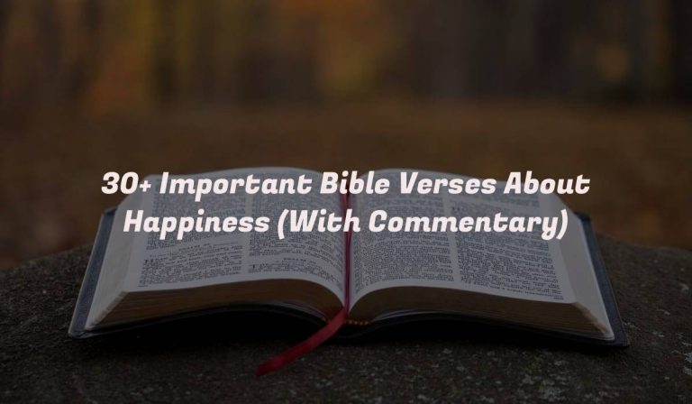 30+ Important Bible Verses About Happiness (With Commentary)