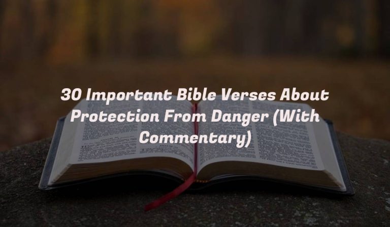 30 Important Bible Verses About Protection From Danger (With Commentary)