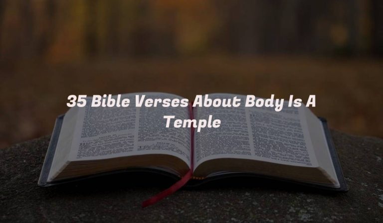 35 Bible Verses About Body Is A Temple