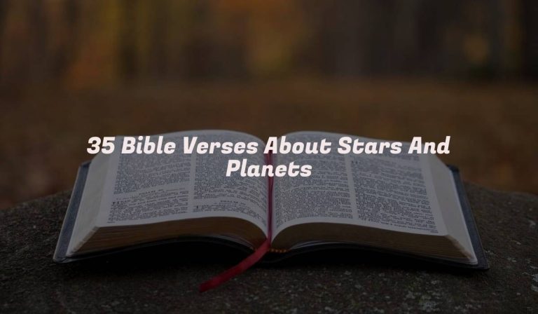 35 Bible Verses About Stars And Planets