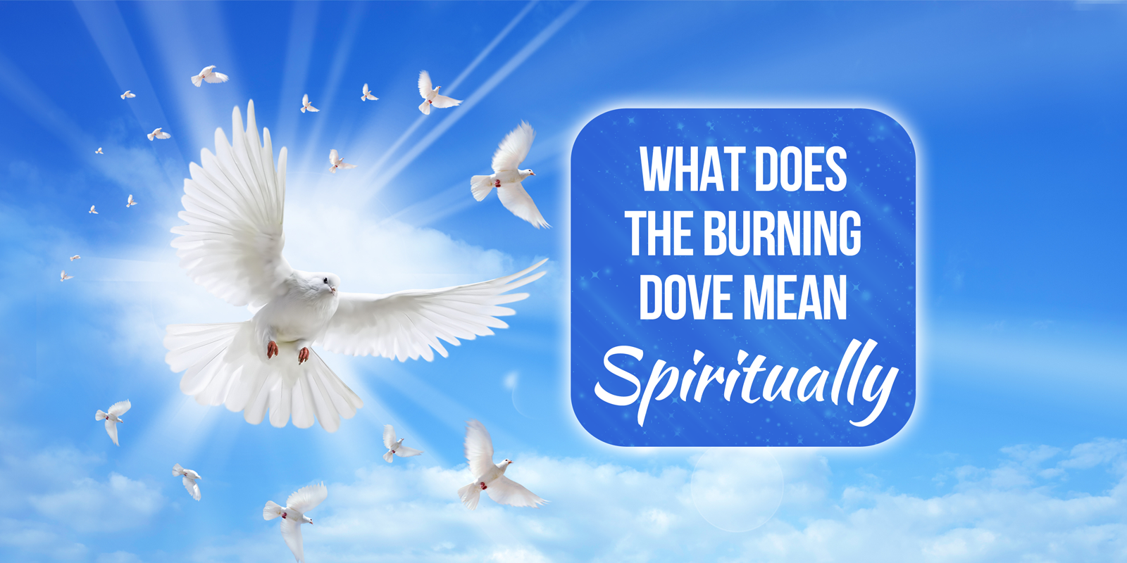 what does the burning dove mean spiritually