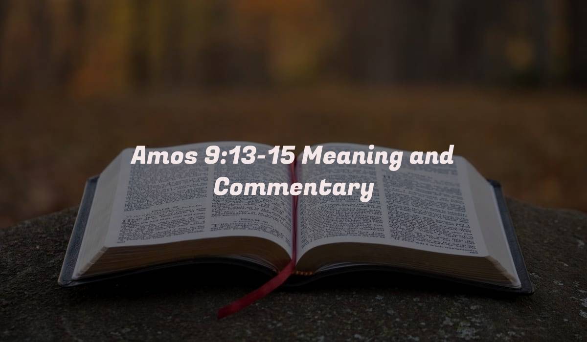 Amos 9:13-15 Meaning and Commentary