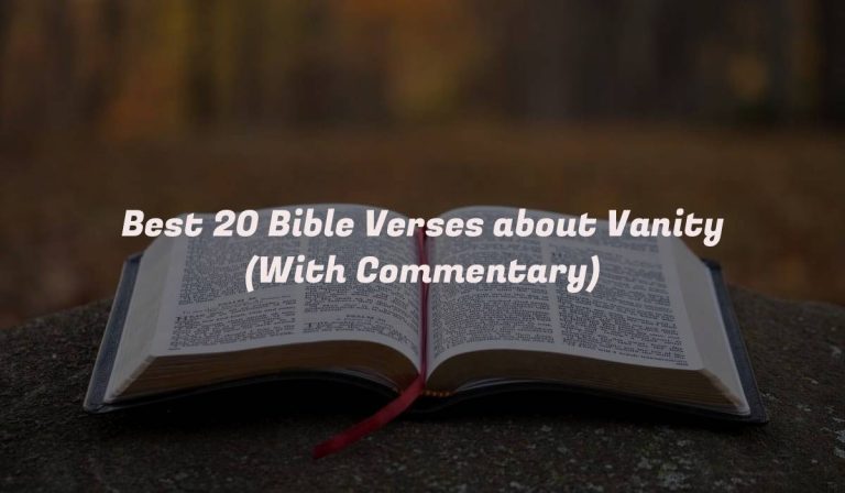 Best 20 Bible Verses about Vanity (With Commentary)