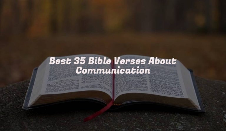 Best 35 Bible Verses About Communication