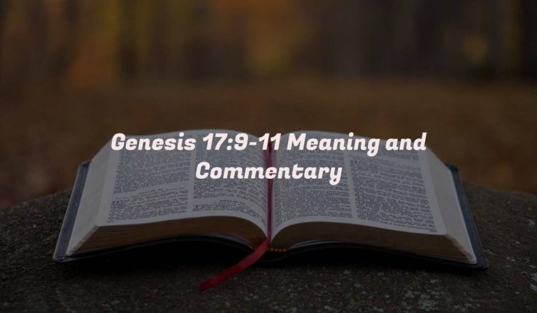 Genesis 17:9-11 Meaning and Commentary