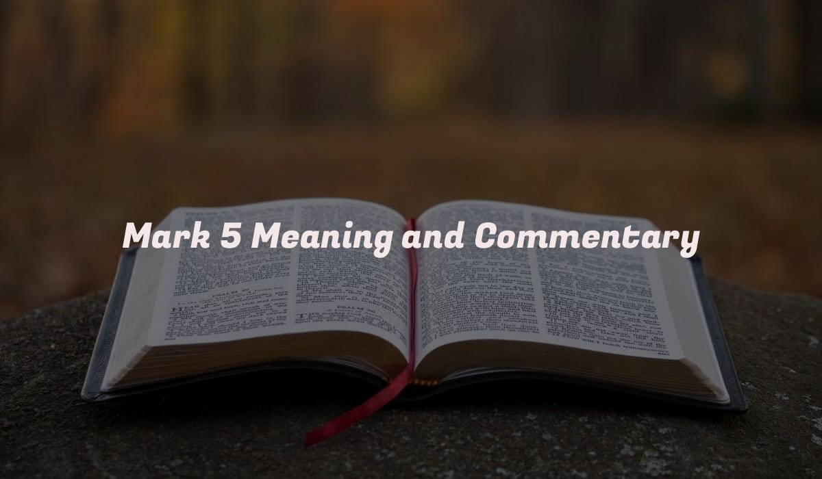 Mark 5 Meaning and Commentary