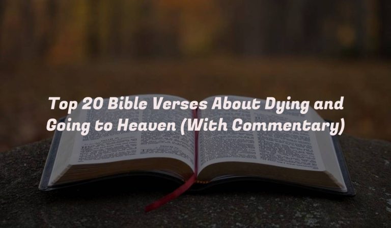 Top 20 Bible Verses About Dying and Going to Heaven (With Commentary)