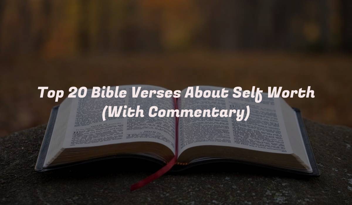 Top 20 Bible Verses About Self Worth (With Commentary)