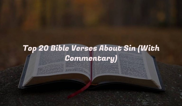 Top 20 Bible Verses About Sin (With Commentary)