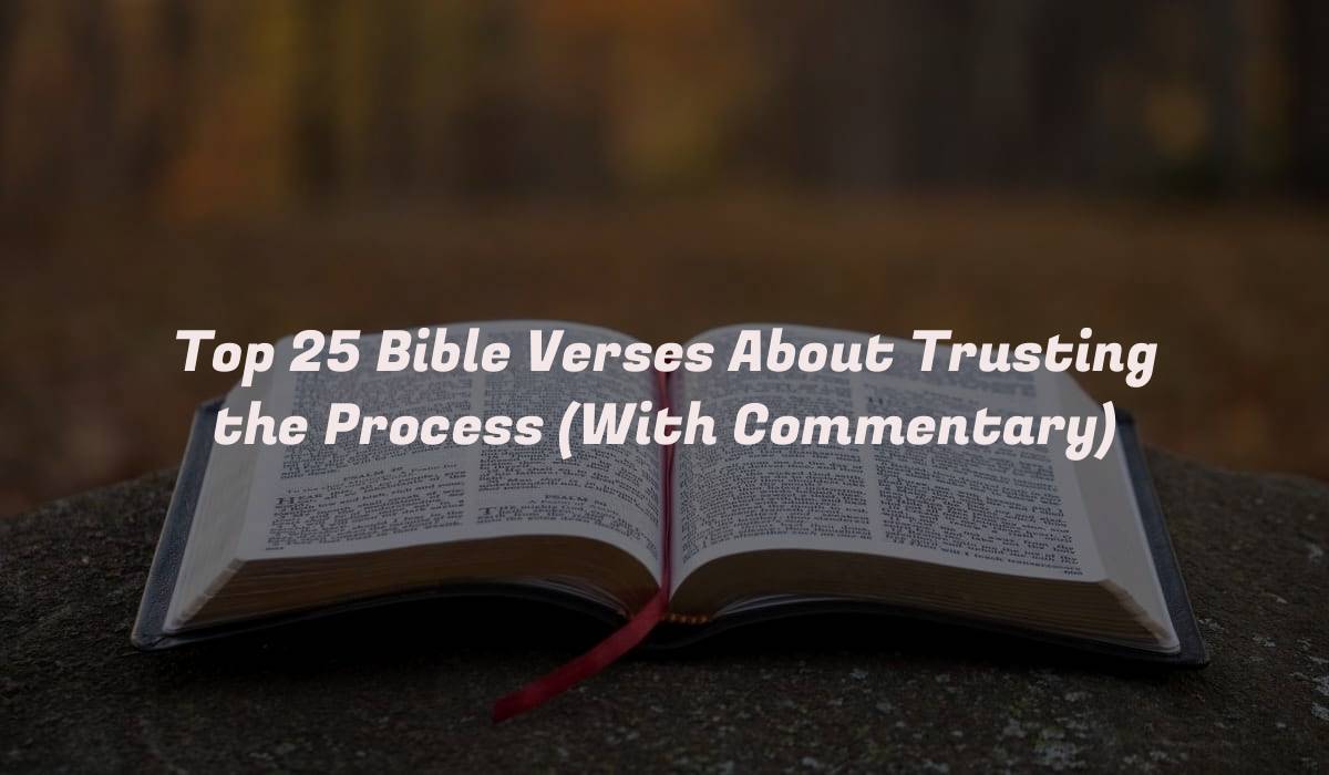 Top 25 Bible Verses About Trusting the Process (With Commentary)