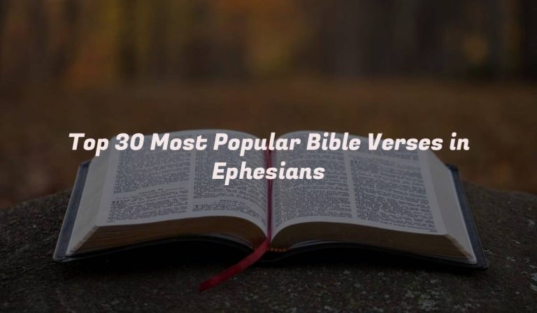 Top 30 Most Popular Bible Verses in Ephesians