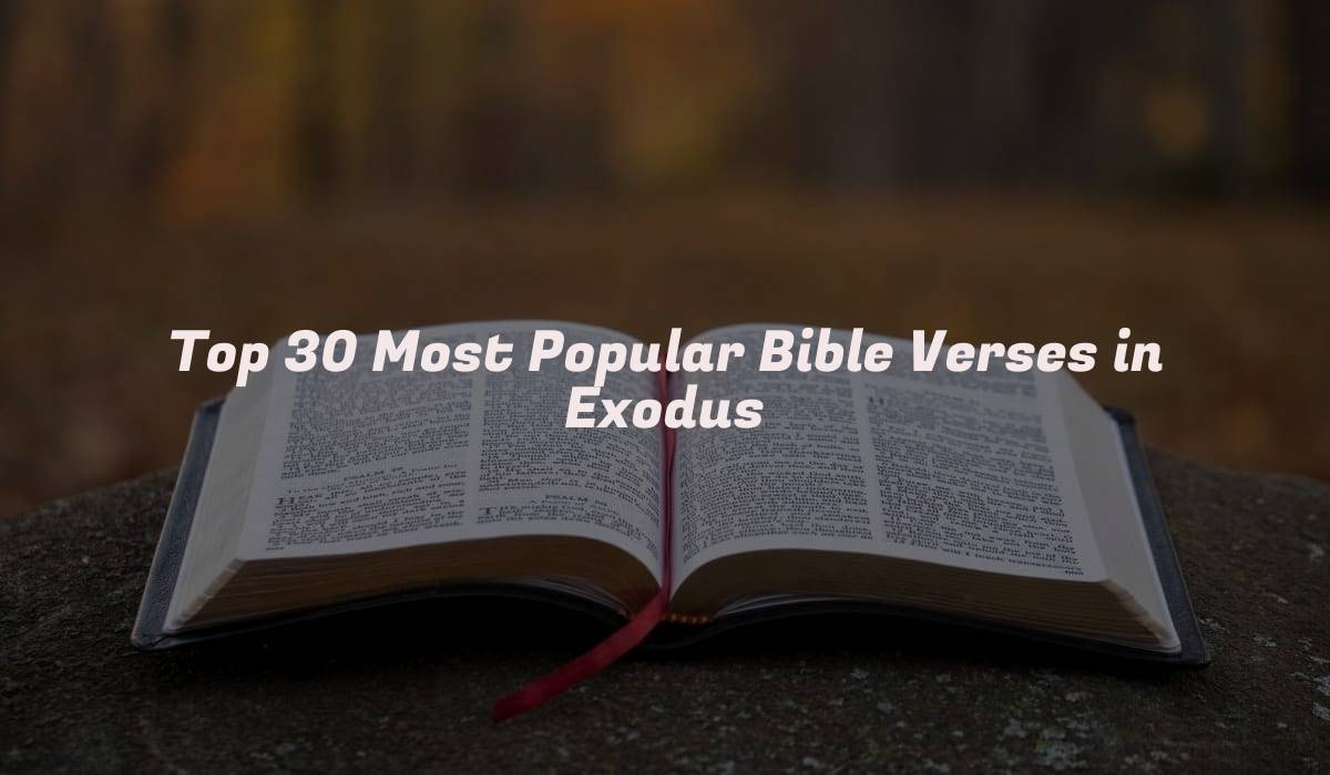 Top 30 Most Popular Bible Verses in Exodus