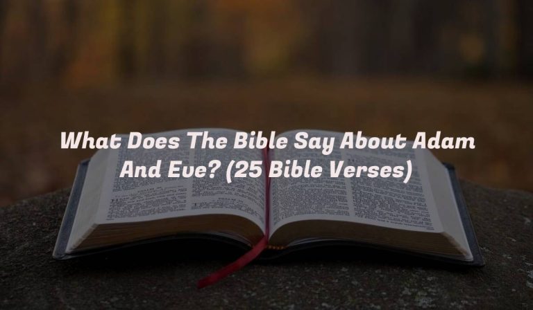 What Does The Bible Say About Adam And Eve? (25 Bible Verses)