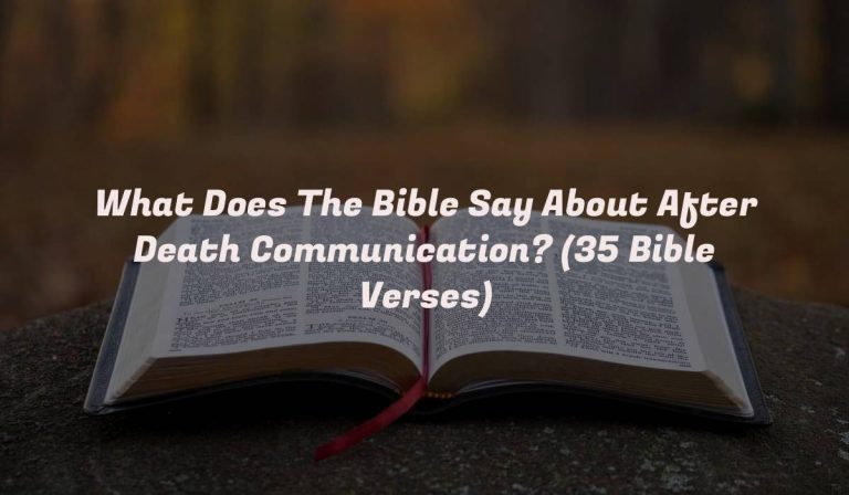 What Does The Bible Say About After Death Communication? (35 Bible Verses)
