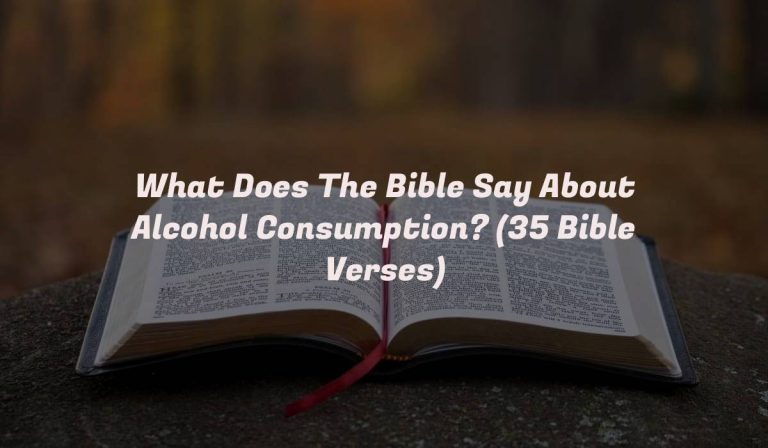 What Does The Bible Say About Alcohol Consumption? (35 Bible Verses)