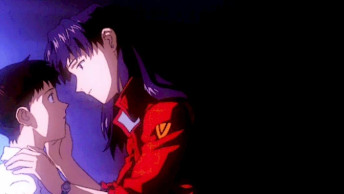 Misato and Kaji