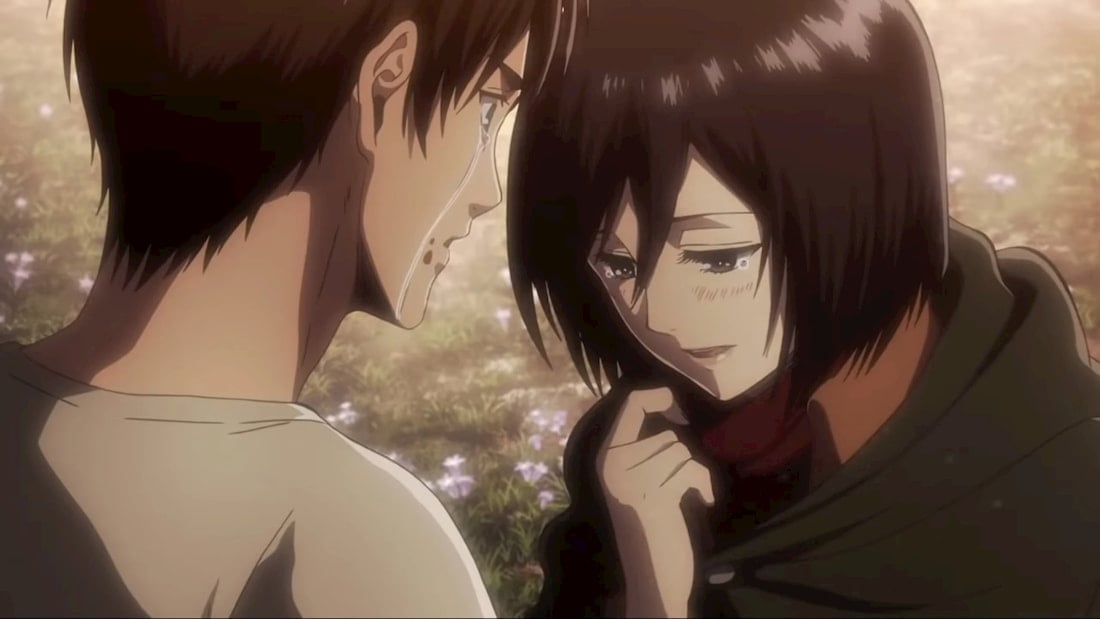 Mikasa and Eren