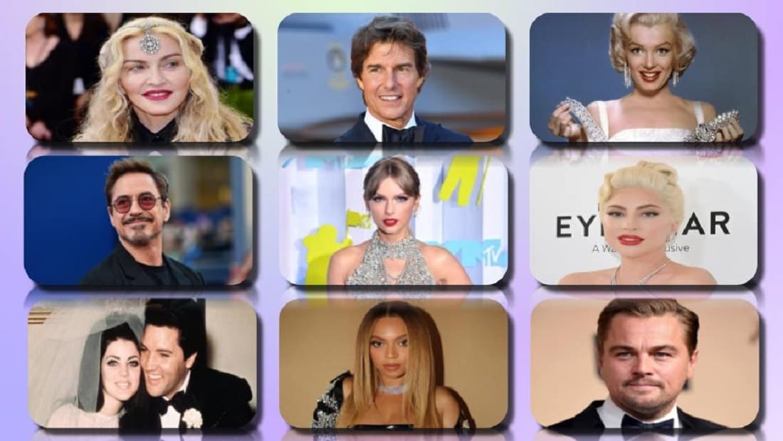 Top 50 Most Popular A-list Celebrities Of All Time